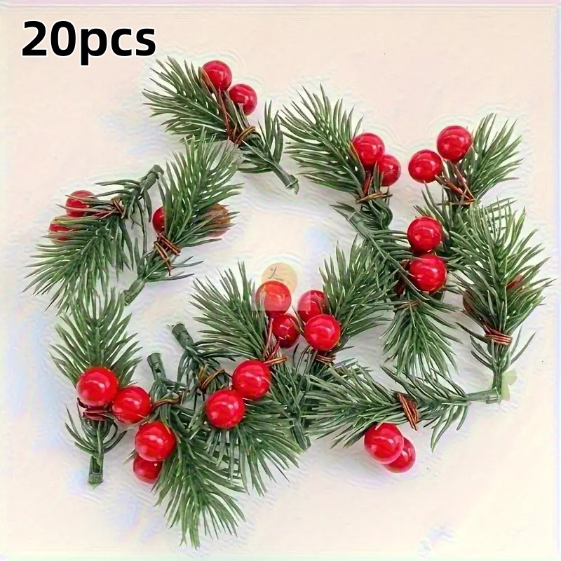 Christmas Tree Artificial - 20 buah ranting pinus Natal buatan