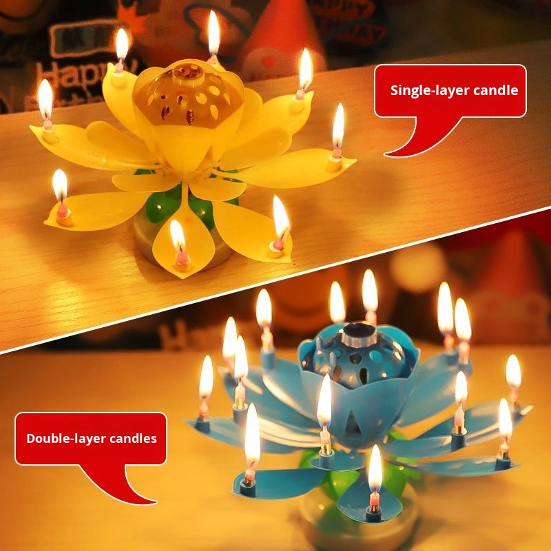 Lilin Musik Ulang Tahun Romant - Holiday Candle Set ulasan dan harga