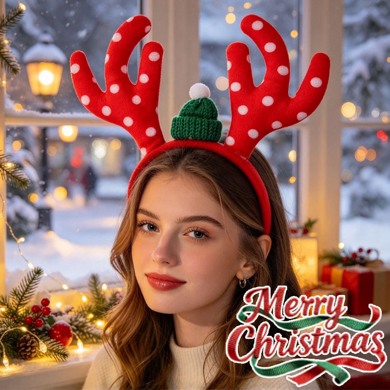 1-5 buah Hiasan Rambut Bentuk  - Reindeer Antlers Headband ulasan dan harga