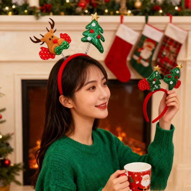 1-5 buah Bando Natal Bertema R - Reindeer Antlers Headband ulasan dan harga