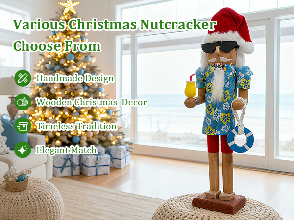 Dekorasi Pecah Kacang Kayu Ber - Nutcracker Figurine ulasan dan harga
