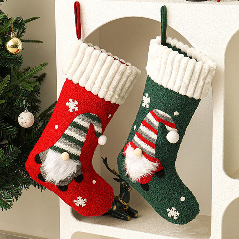 Ornamen Hiasan Kaos Kaki Natal - Christmas Stocking Hanging ulasan dan harga
